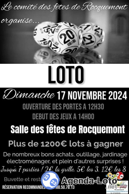 Loto du comité des fêtes