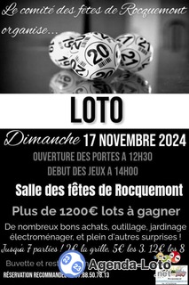 Photo du loto Loto du comité des fêtes