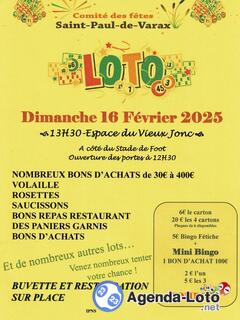 Photo du loto LOTO du Comité des Fêtes