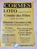 Photo LOTO du comité des fêtes de CORMES ani par ERIC à Cormes