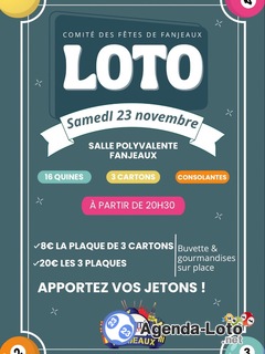 Photo du loto Loto du comité des fêtes de Fanjeaux