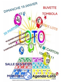 Photo du loto Loto du comité des Fêtes de Montouliers