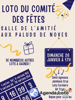 Photo du loto Loto du comité des fêtes des Paluds de Noves