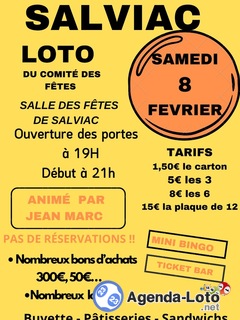 Photo du loto Loto du comité des Fêtes de Salviac