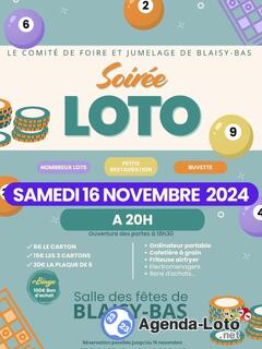 Photo du loto LOTO du comité de foire et Jumelage de Blaisy-Bas