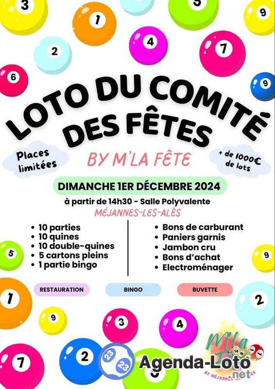 Loto du Comité M’LA Fête