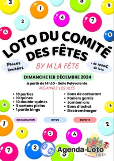 Photo du loto Loto du Comité M’LA Fête