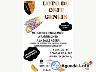 Photo du loto Loto du CSIT Genlis Animé par Totor