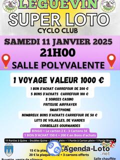 Photo du loto Loto du Cyclo Club Lèguevin