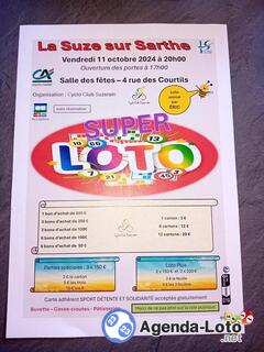 Photo du loto Loto du cyclo club suzerain