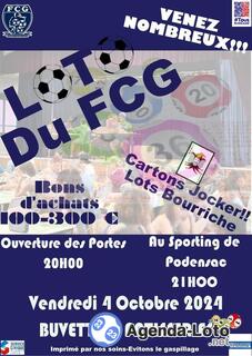 Photo du loto Loto du FCG