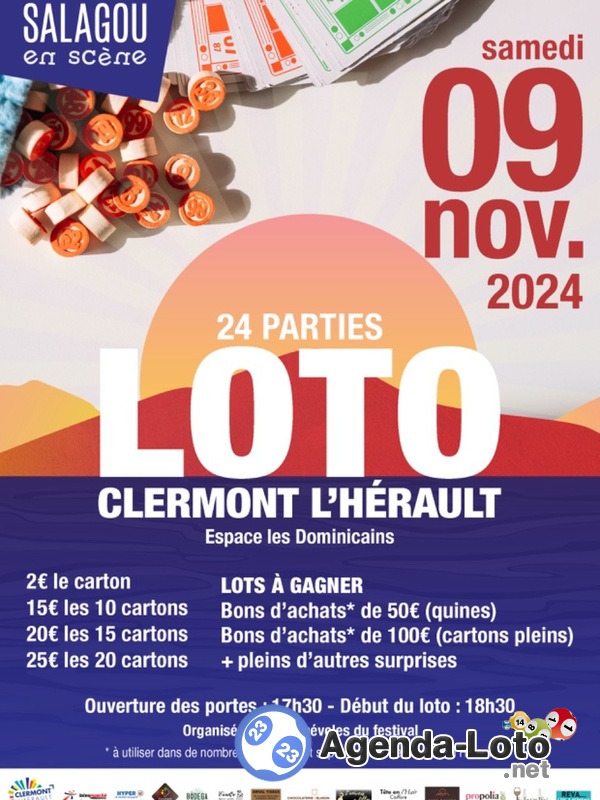 Loto du festival Salagou en Scène