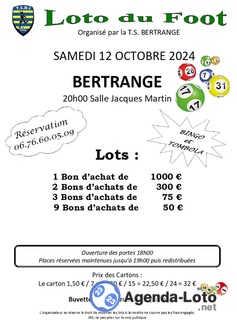 Photo du loto Loto du foot