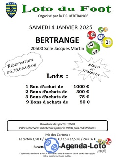 Photo du loto Loto du foot