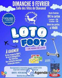 Photo du loto Loto du foot c.o. chavanod