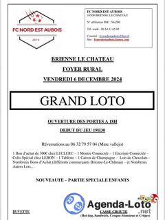 Photo du loto Loto du foot fc Nord Est Aubois