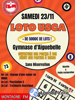 Photo du loto LOTO DU FOOT de L'USC Aiguebelle