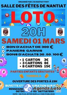 Photo du loto Loto du foot de nantiat