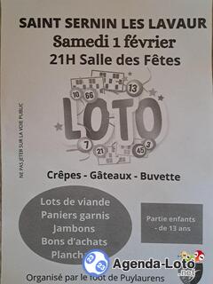 Photo du loto Loto du Foot de Puylaurens