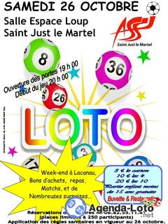 Photo du loto Loto du Foot St Just le Martel