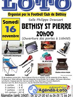 Photo du loto Loto du Football Club de Béthisy