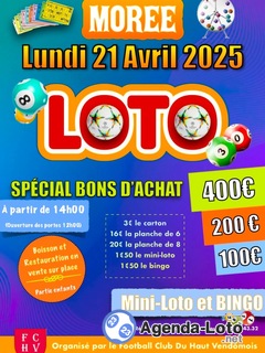 Photo du loto Loto du Football Club du Haut-Vendômois