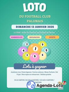 Photo du loto Loto du Football Club Palunais