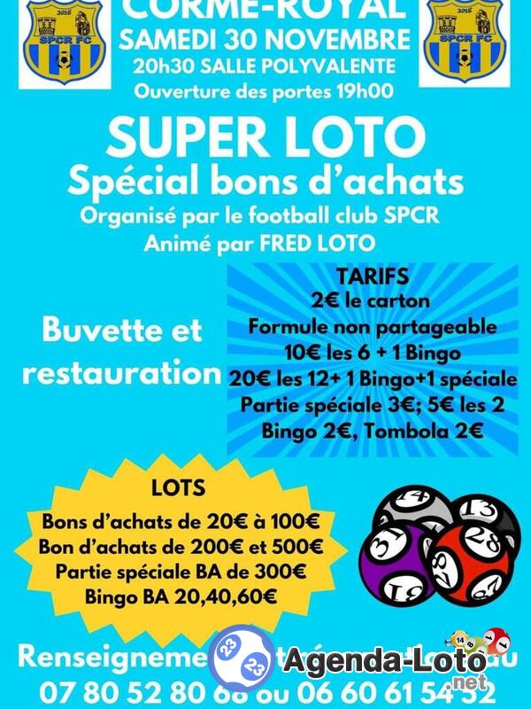 Loto du football club SPCR