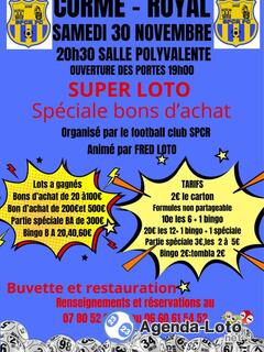 Photo du loto Loto du football club SPCR