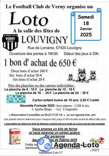 Photo du loto Loto du Football club de Verny