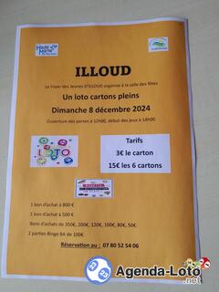 Photo du loto Loto du foyer des jeunes d'Illoud