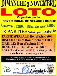 Photo du loto Loto du foyer rural de velars