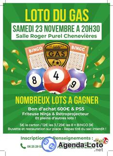 Photo du loto Loto du GAS Saint-Clément Laronxe