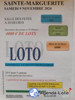 Photo du loto Loto du Handball Club de Ste Marguerite