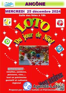 Photo du loto Loto du JOUR de NOEL de l'asso. Ancône Culture et Patrimoine