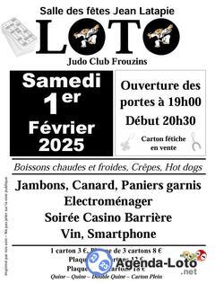 Photo du loto Loto du judo club de frouzins