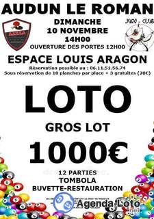 Photo du loto Loto du Judo et Tennis de table