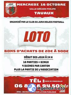 Photo du loto Loto du Jura Dolois Football