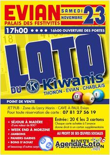 Photo du loto Loto du kiwanis