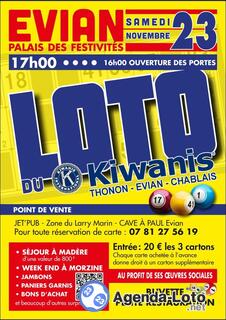 Photo du loto Loto du kiwanis