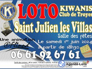 Photo du loto Loto du Kiwanis Club de Troyes