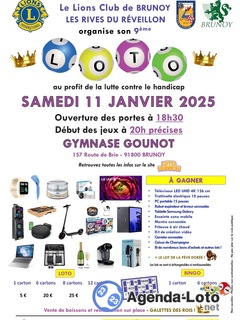 Photo du loto Loto du lions club brunoy les rives du réveillon