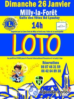 Photo du loto Loto du Lions Club de Milly-la-Forêt