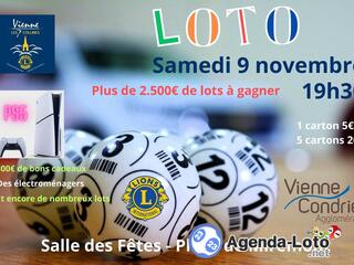 Photo du loto Loto du lions club de vienne les 7 collines