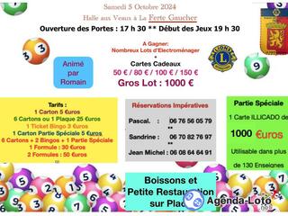 Photo du loto Loto du Lions International de La Ferté Gaucher