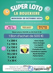 Photo du loto Loto du mercredi Handi Baroud