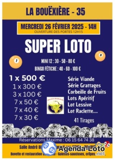 Photo du loto Loto du mercredi Handi-Baroud