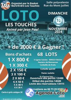 Photo du loto Loto du naclt basket animé par Jean-Paul