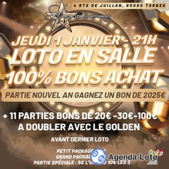 Photo du loto Loto du nouvel an special bon achat