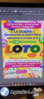 Photo du loto Loto du Petit CHAMBORD